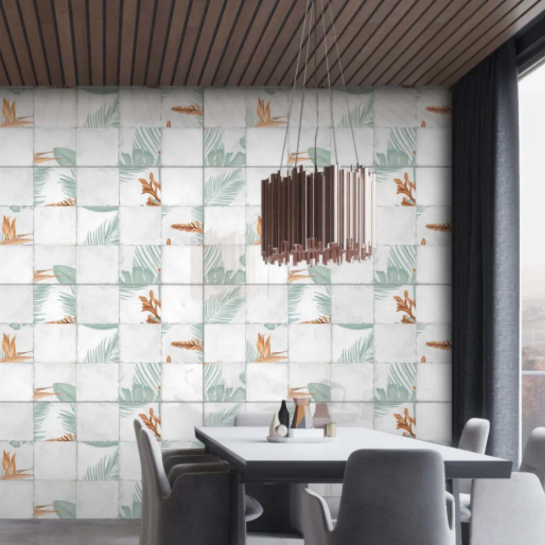 Italica PCR - Glory Fern Gluv, highlighter wall tile for bathroom